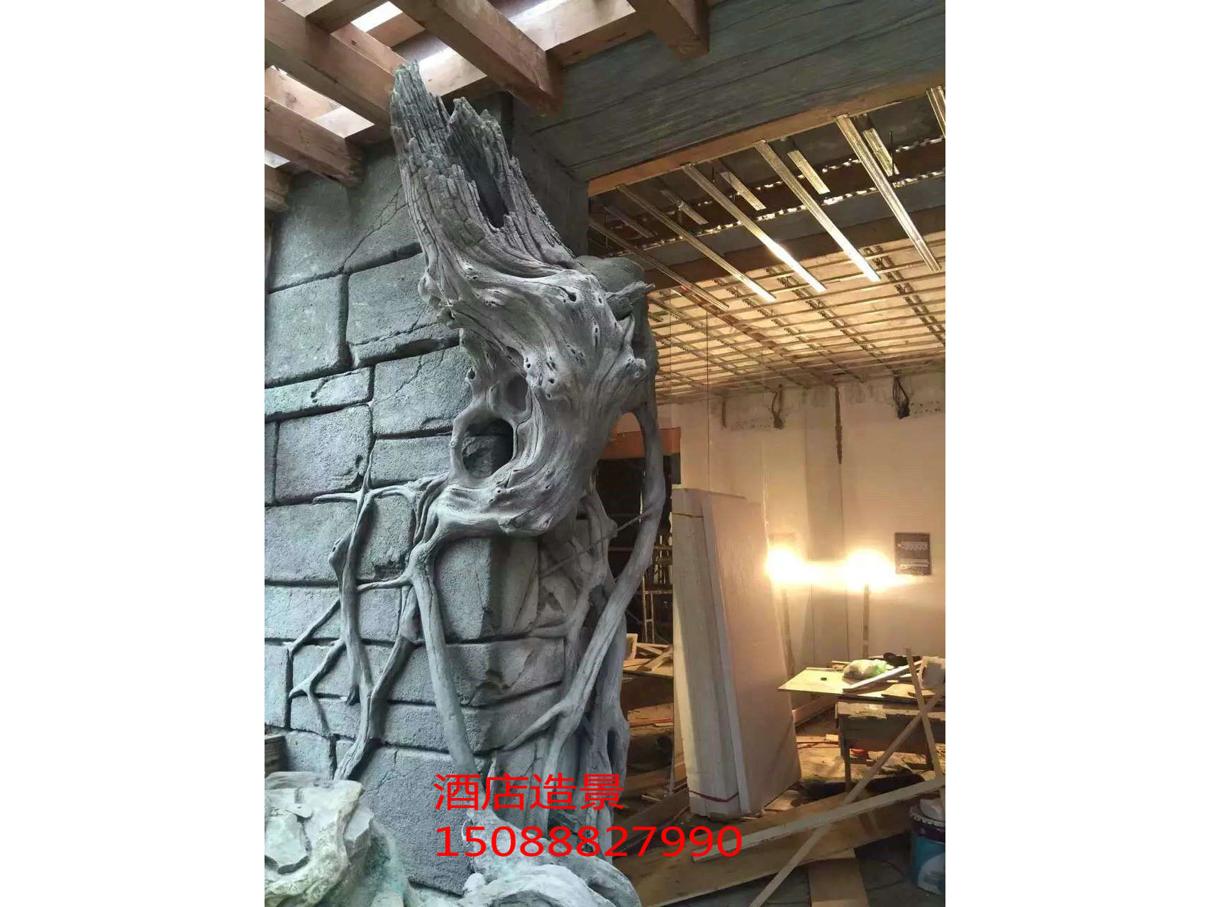 塑石假山假树 (5)